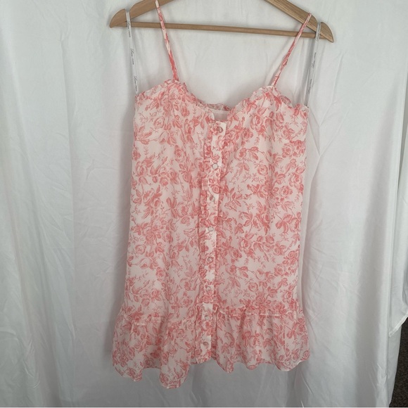 Lovers + Friends Spencer Mini Dress in French Floral Size XXS *No Belt* Revolve - Picture 4 of 10